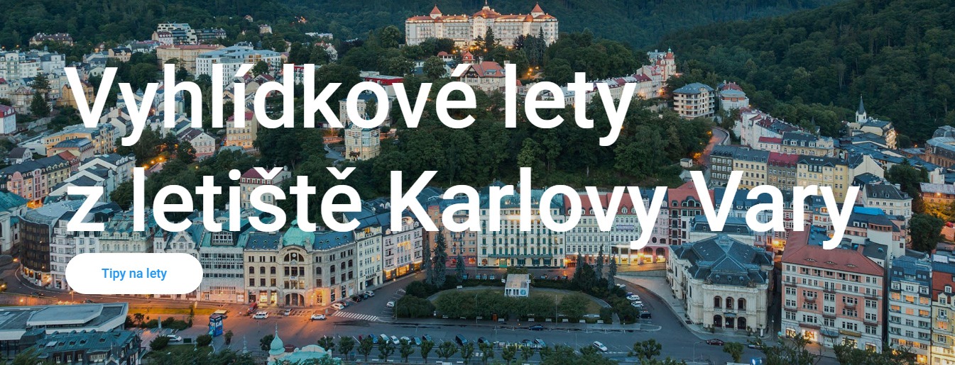 vyhlídkové lety Karlovy Vary